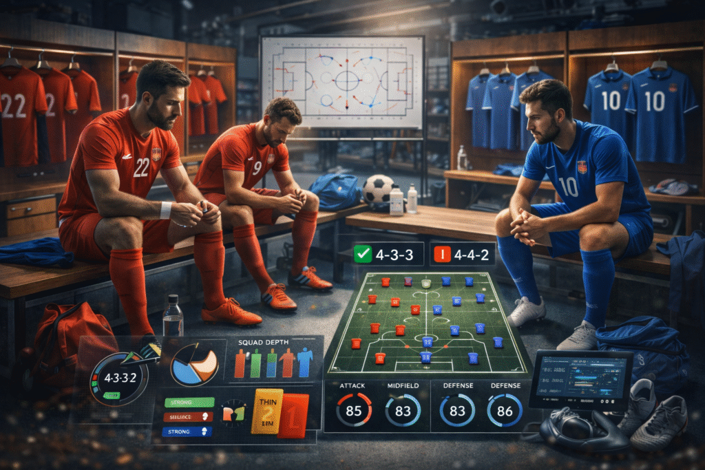 Đánh giá sức mạnh đội hình bóng đá – Nền tảng quyết định cục diện trận đấu